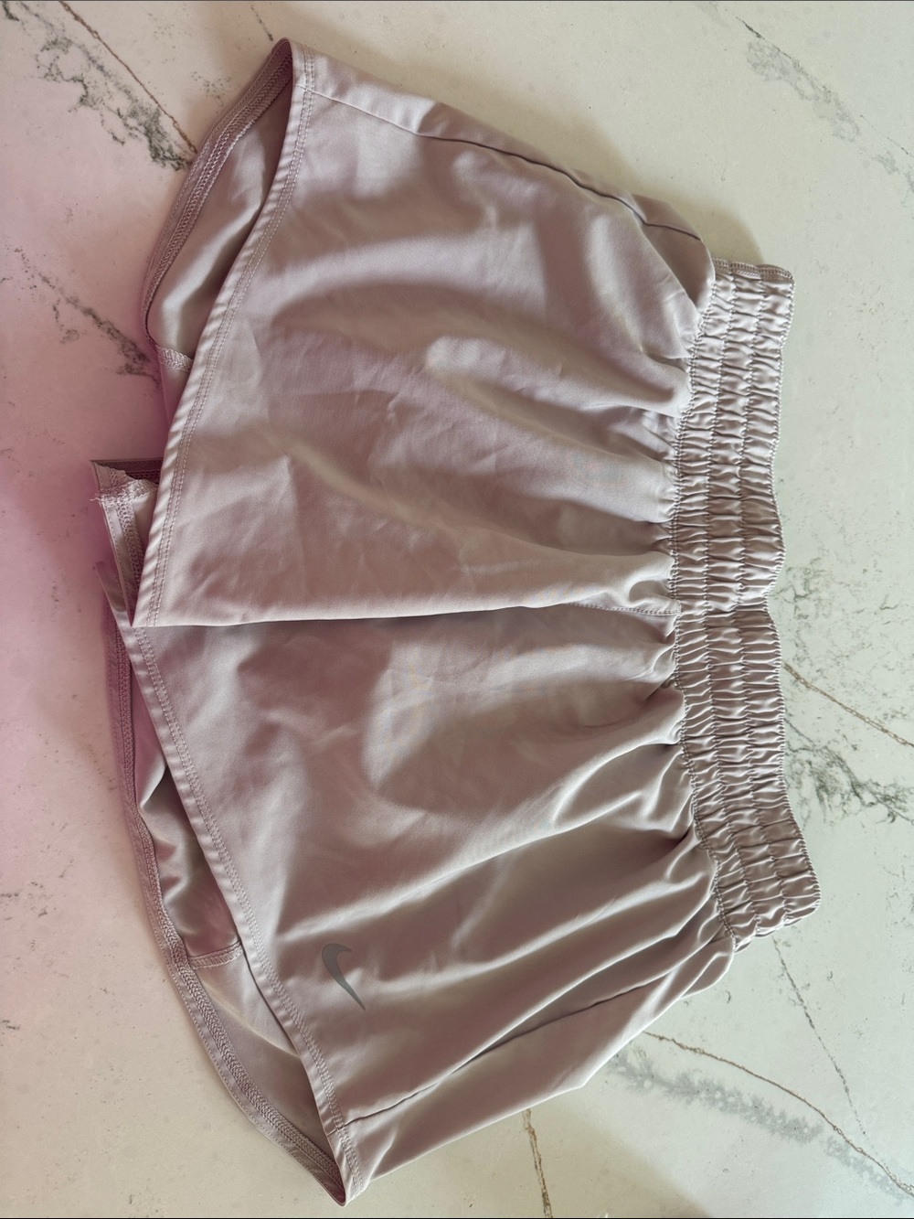 Nike Mauve Running Shorts with Elastic Waist
